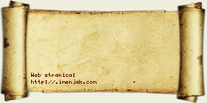 Alimpije Čenedić vizit kartica